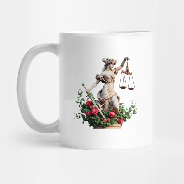 no justice no peace - lady of justice without blindfold by Yaydsign